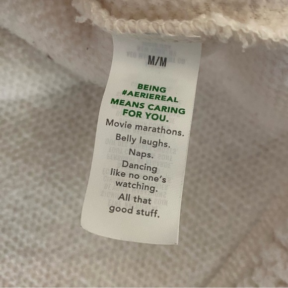 Cozy White Sherpa Pullover Aerie M - Picture 5 of 6